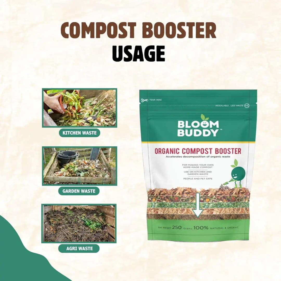 Bloombuddy Organic Compost Booster, Agricultural Waste Decomposition For Kitchen And Garden - Image 5