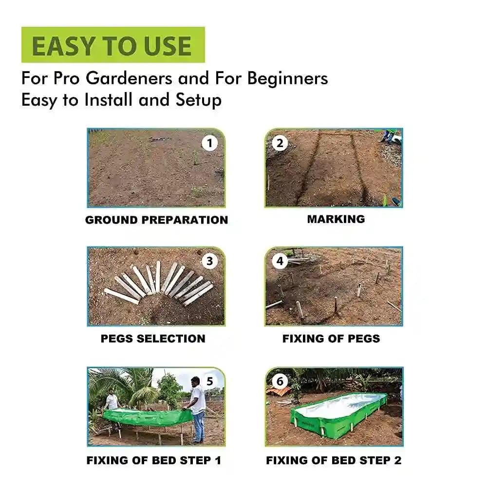 Mipatex Azolla Bed - 100% Virgin Material, Waterproof (Green Color) - Image 1