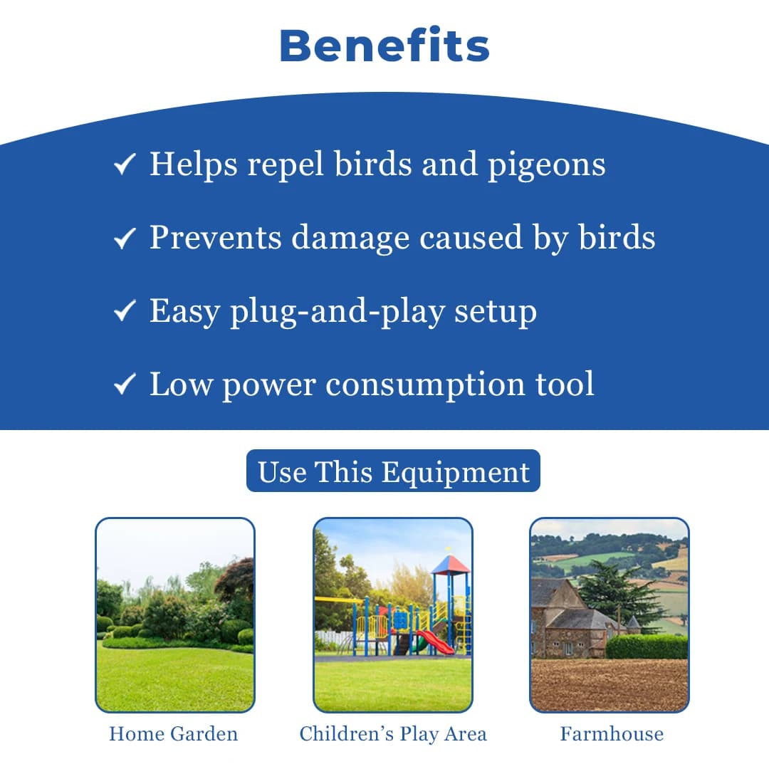 Pest-N-Trol Ultrasonic Bird Repellent Device - Image 4