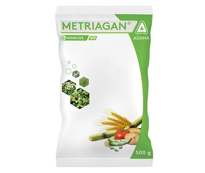 Adama Metriagan Metribuzin 70% WP, Selective Systemic Herbicide for the Control of Annual Broad-Leaved Weeds and Grasses In Potatoes.