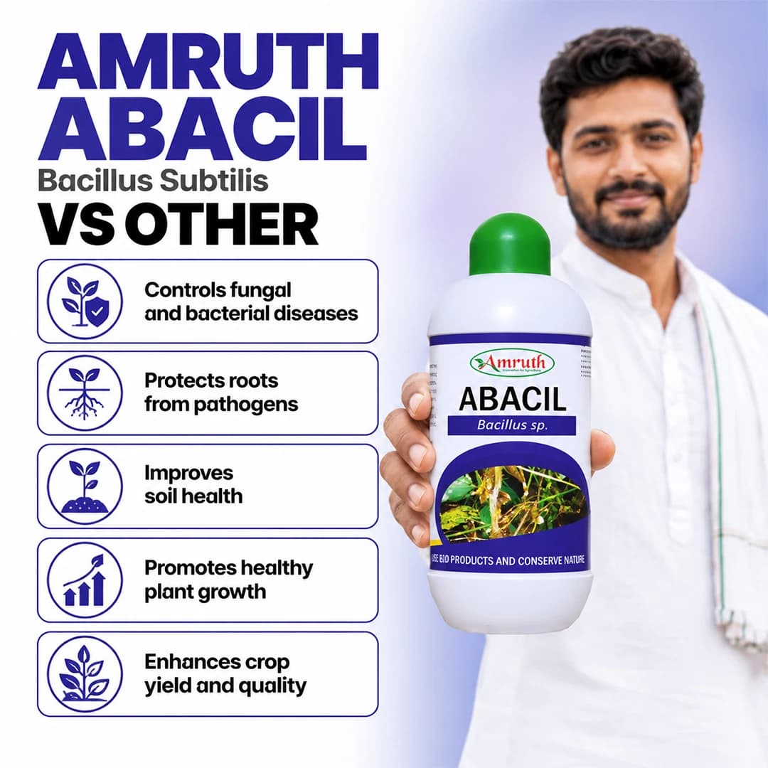 Amruth Organic Abacil Bio Fungicide - Effective Crop Disease Control - Image 2