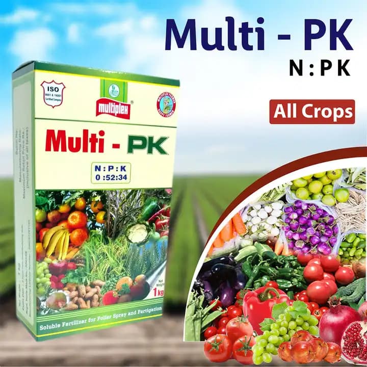 Multiplex Multi-Pk 00:52:34 Phosphorus And Potassium Fertilizer, 100% Water Soluble For All Crops - Image 2