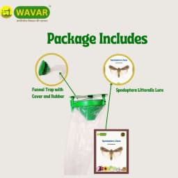 WAVAR Funnel Trap with Spodoptera Litura Lure, Efficient For Armyworm And Cutworm Pest Control In Crops 3