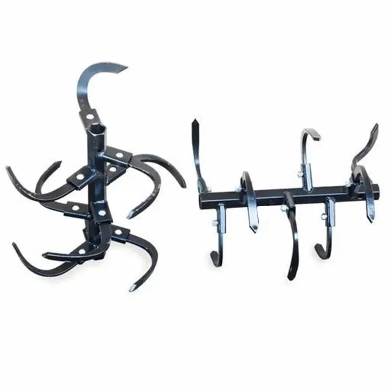 AJ Kisan Heavy Duty 24 Inch Deep Tilling Rotavator Set (12 Blades, 2 Shafts, 12 Nuts) For Diesel Power Tiller