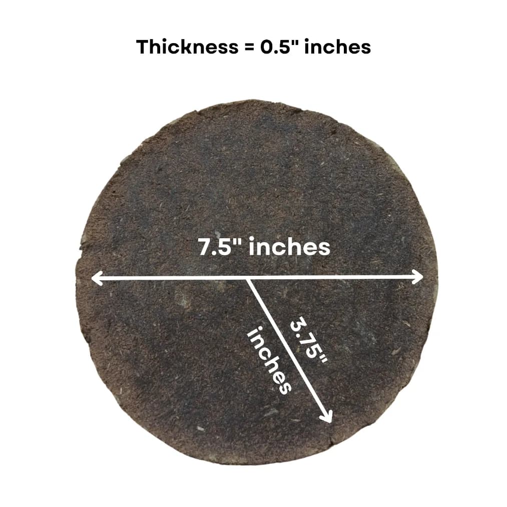 Pasuthai Desi Cow Dung Cake, Use For Agnihotra, Havan, Yagya Puja, Navratri Agyari, Cultural, Spiritual Events - Image 5