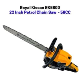 Royal Kissan RK5800 Ultra Premium 22 Inch Chain Saw with Powerful Petrol Engine, 2-Stroke 58CC Suitable for Woodcutting Saw for Farm, Garden and Ranch 5