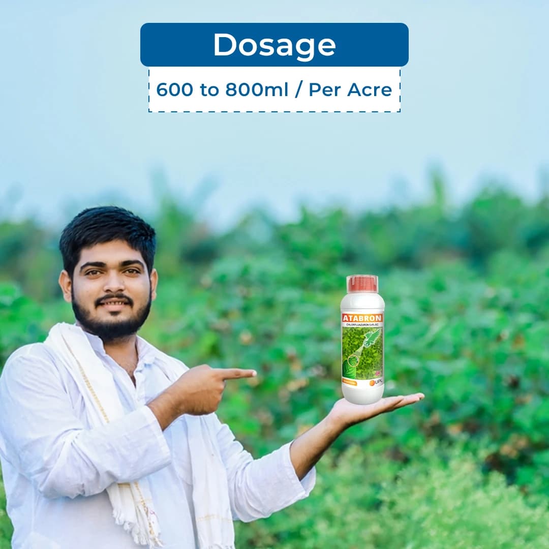 UPL Atabron Chlorfluazuron 5.4% EC Insecticides, Contact and Stomach Action Against Larvae of Spodoptera, Plutella and Heliothis - Image 5