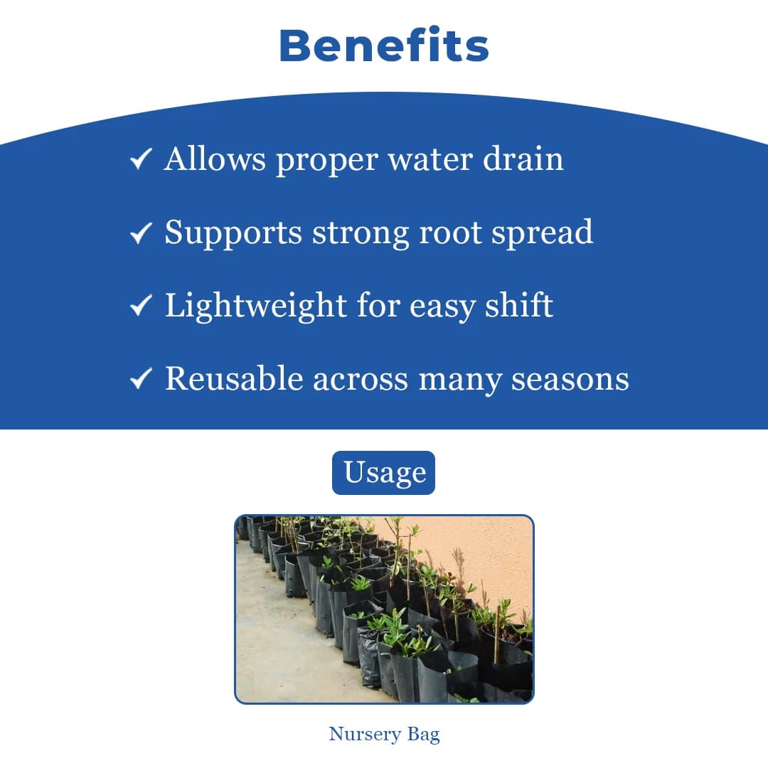 Siddhi Plant Nursery Bags, Grow Bag, 100% UV Protected, Long life durability - Image 4