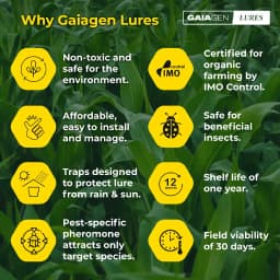Gaiagen Fall Army Worm Pheromone Lure For Spodoptera Frugiperda And Insect Funnel Trap, IMO Certified 7
