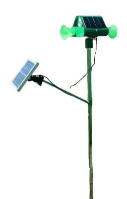 GreenVayu Advance Mr. Gogo Ultrasonic Farm Animal Repellent Device, 12V Solar Panel, 24000 mAh Lithium-ion Battery, 360 Degree Rotation 2