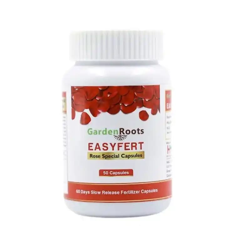 GardenRoots Easyfert Rose Special Capsules, 60 Days slow release fertilizer capsules for Rose Plants - Image 1