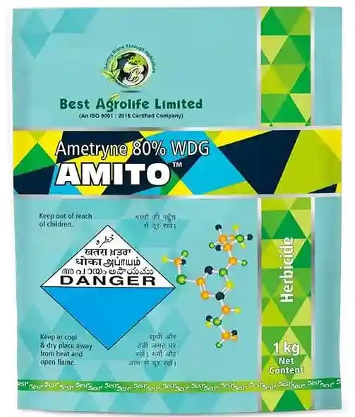 Best Agrolife Amito Ametryne 80% WDG Herbicide For Sugarcane, Annual Grasses And Broad-Leaved Weeds - Image 1