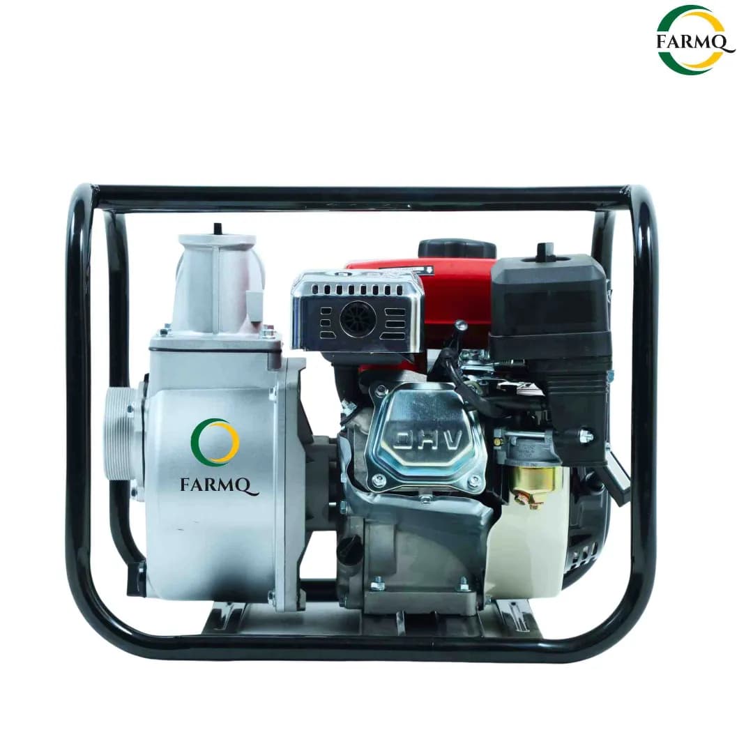 Farmq FQ-WP-02 5.5HP 4 Stroke Petrol Engine Water Pump, 212CC, 2 Inch Diameter Inlet And Outlet - Image 2