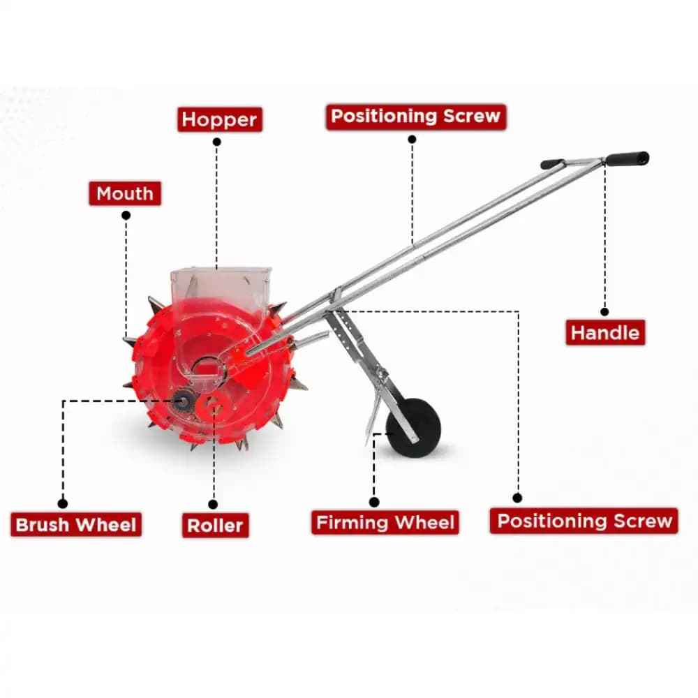 Kamal Agrotech Double Barrel Manual Seeder, Efficient For Fertilizer For Agriculture Purposes - Image 6