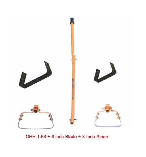 Mahan GHH Manual Hand Weeder With Long 4.3 Feet Handles, Easy To Use, Light Weight