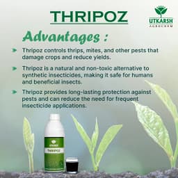 Utkarsh Thripoz, Natural Plants Extract, Against Thrips, Natural Plant Protector For Sucking Pests, Aphids And White Fly 2