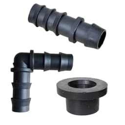 Radhe Agri 16 MM Drip Irrigation Pipe Fittings Accessories Set, Elbow, Tee, Straight Connector, Y Jointer, Drip Cock, Grommet (Each 25 Pcs) 6