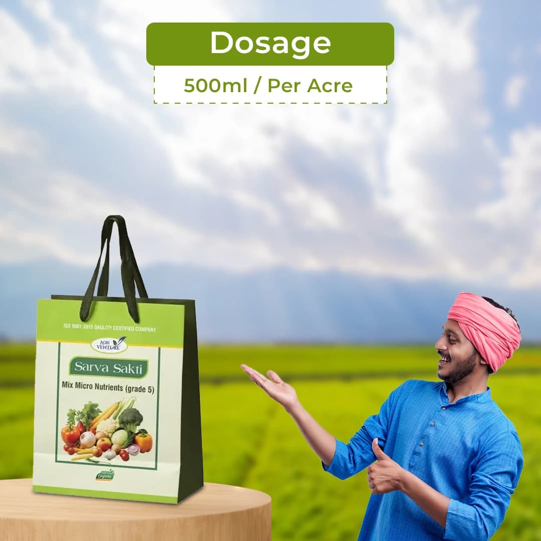 Agriventure Sarva Sakti Mix Micro Nutrients (Grade 5), Balanced Nutrition Quality And Resistance To Diseases & Pests. - Image 5