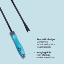 IFFCO Urban Gardens Weeder 1Pc, Weed Removal Gardening Tools For Home Garden, Carbon Steel Front With Soft Rubber Handle For Better Grip 4