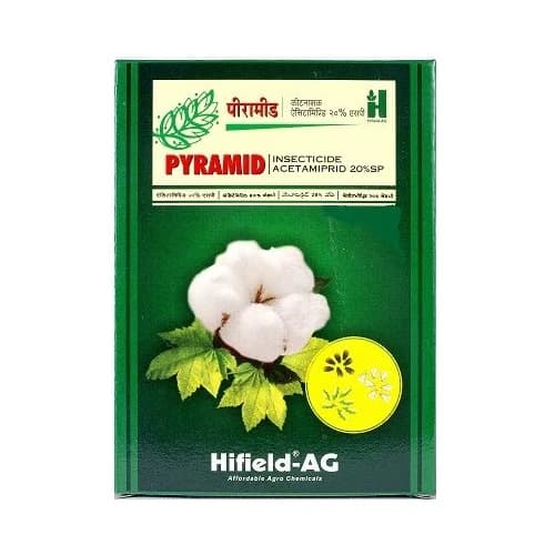 Hifield Pyramid Acetamiprid 20% SP, Effective Systemic Fungicide, Control Aphids, Jassids And White Flies, Ovicidal Property, Stomach Action - Image 3