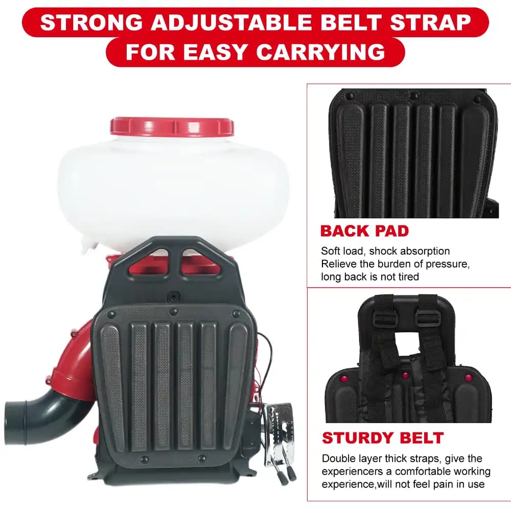 Neptune MBD-40 2 In 1 Knapsack Mist Blower, Powder Duster And Sprayer, 4-Stroke 35CC Petrol Engine, 20L Tank Capacity, Ideal For Farming And Garden - Image 7