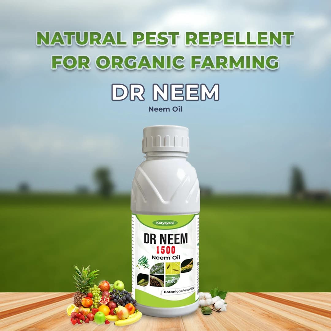 Katyayani Dr. Neem Oil 1500 ppm, Natural Plant Protection Solution, Used On Fruits - Image 2
