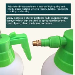 Radhe Brass Nozzle Pressure Spray Pump, 2L For Garden, Heavy Duty Material, Non-Slip Handle 3