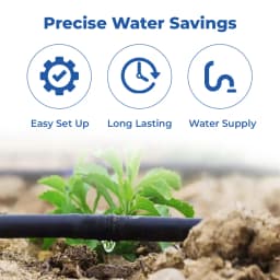 Siddhi Drip 16 MM Main Supply Line Pipe, LLDPE Material, UV Resistant, High Quality Pipe. 3