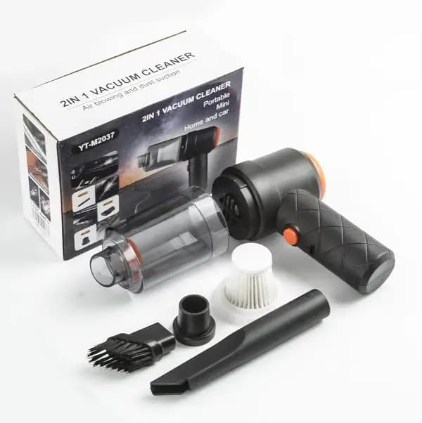 2 In 1 Vacuum Cleaner, Wireless, High Power Handheld And USB Rechargeable, Ideal For Car Interiors, Home And Office - Image 7