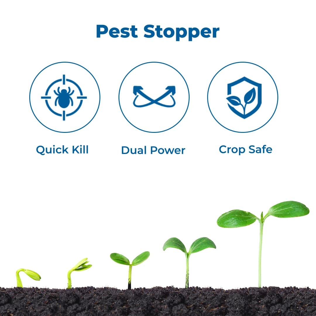 Parijat Velektin Emamectin Benzoate 1.5% + Profenofos 35% WDG, An Insecticide For Cotton, Maize & Chilly Crops. - Image 3