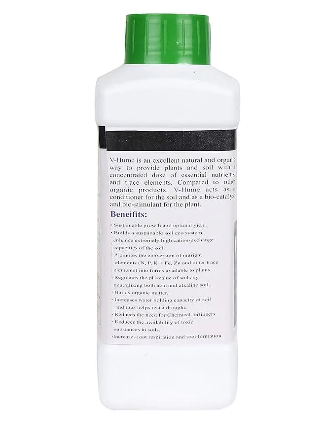 वी ह्यूम - मिट्टी के लिए कंडीशनर और पौधों के लिए जैव-उत्तेजक के रूप में कार्य करता है, मिट्टी में पीएच और पानी धारण क्षमता को बढ़ाता है। - Image 5