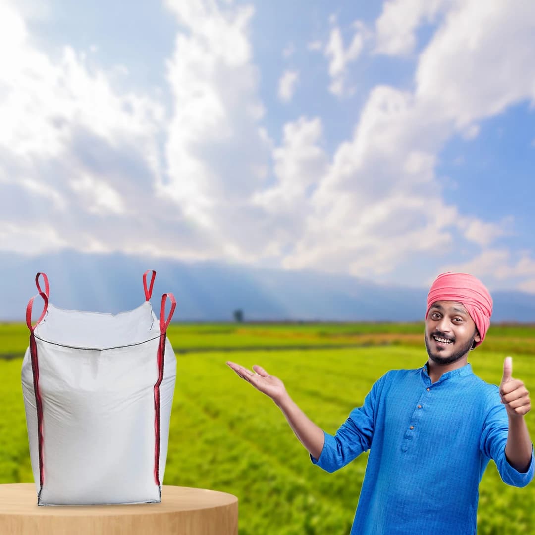 SIDDHI Silage Bag (Murghas Bag) Size 90 x 90 x 140 CM, Capacity 1000 Kg (Polypropylene, White) - Image 5