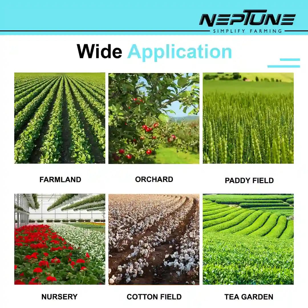 Neptune NF-02 Manual Knapsack Sprayer, Hand-Operated High-Pressure Pump, 16L Tank, Telescopic Lance with 3 Nozzles, Ideal for Farming, Gardening - Image 9