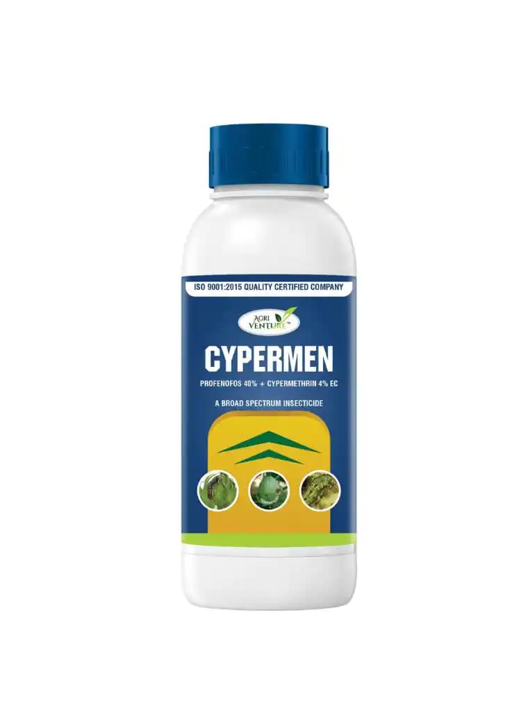 Agriventure CYPERMEN (Profenofos 40% + Cypermethrin 4% EC) Insecticides, Control Bollworm - Image 4