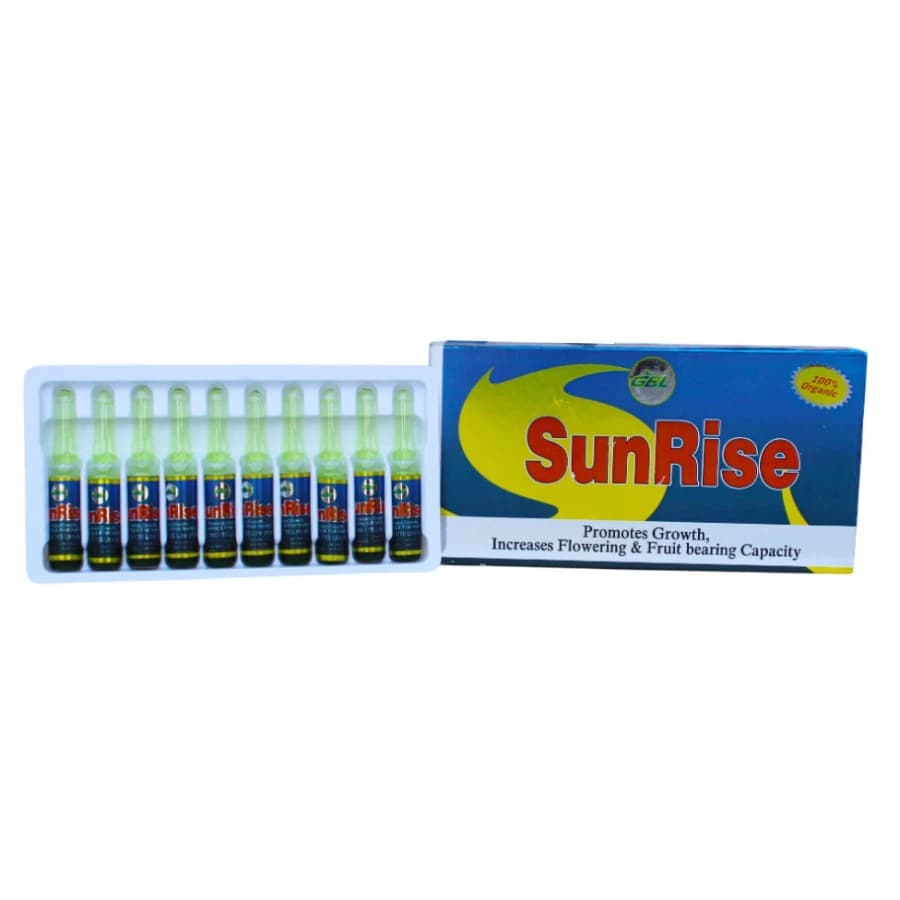 GBL Sunrise Flower And Fruit Stimulant, Growth Booster And Yield Enhancer For All Crops (2ml x 10 Pcs) - Image 2