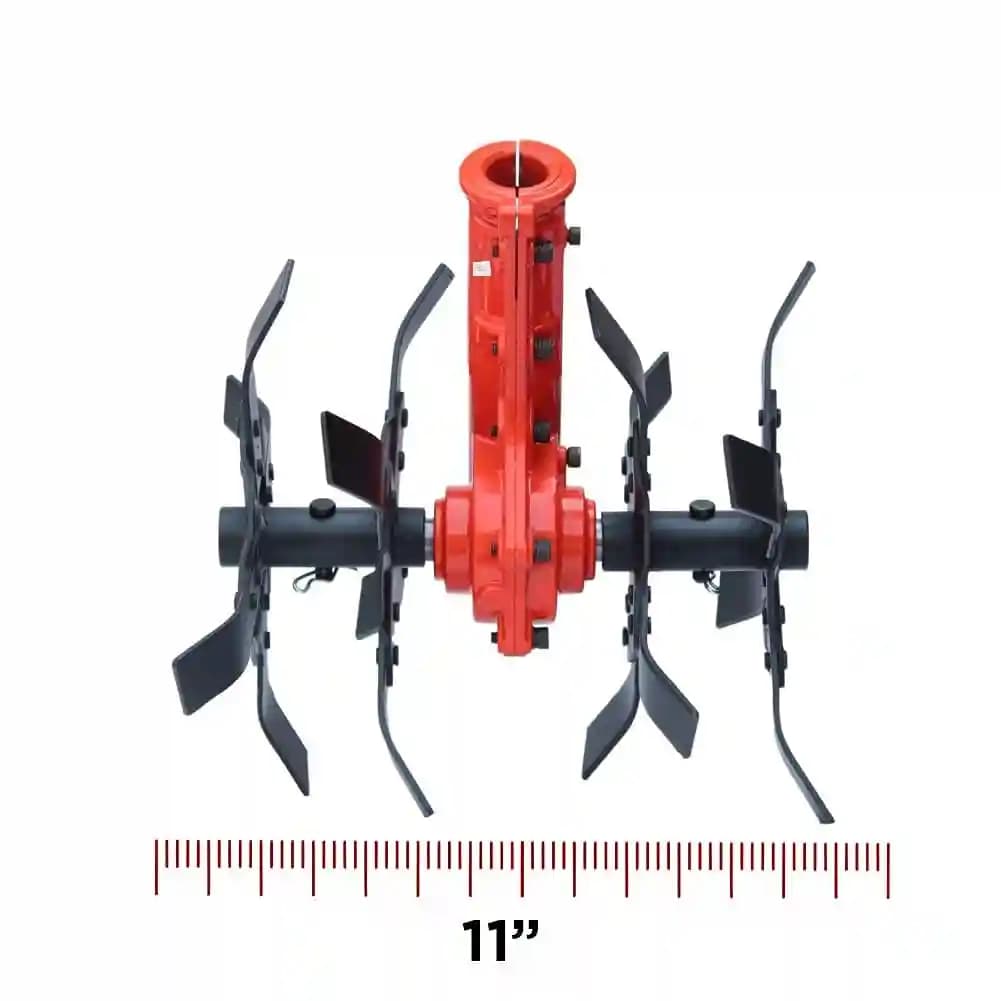 Balwaan Tiller Attachment S Type 26mm for Back Pack Brush Cutters, Weeding In Fruits and Vegetables - Image 3