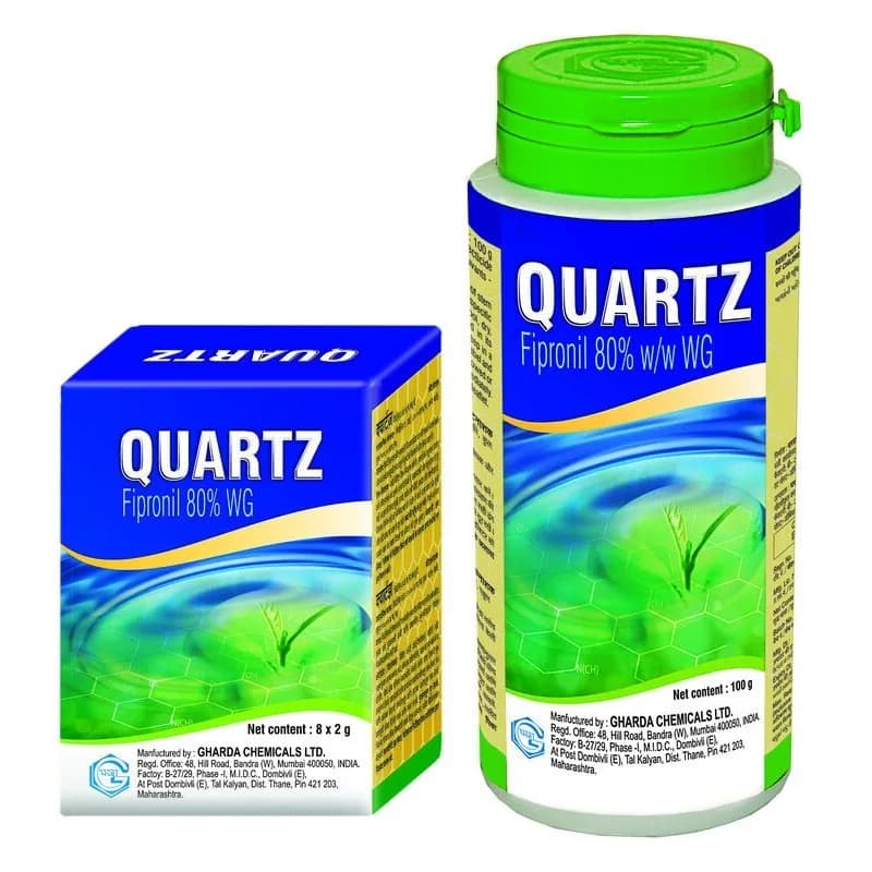 Gharda Quartz Fipronil 80% WG Insecticide, Effective Control Of Stem Borer and Leaf Folder In Rice - Image 6