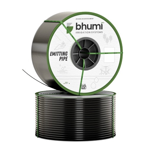 Bhumi 16mm Class-2 (ISI) Flat Inline Pipe, Emmiting Pipe, Available Multi Spacing Size (400 MTR)