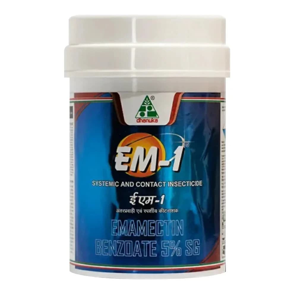 Dhanuka EM-1 Emamectin Benzoate 5% SG Insecticide, Contact And Stomach, Effective Control Caterpillars In Crops - Image 8