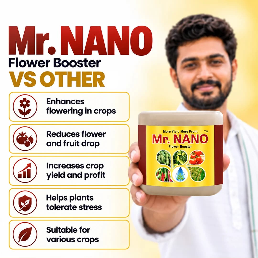 Bhumi Mr. Nano (Jasmonic Acid 1%) Nano Technology Based Flower Booster, Increases The Number Of Flowers In Crops & Also Reduces Flower Fall - Image 6
