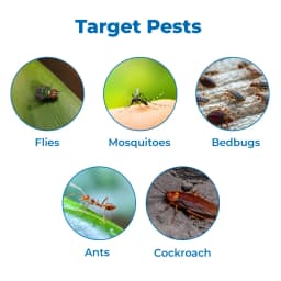 Pyrethrin Insecticide Household Fogging & Spray Liquid for Mosquitos, Bed Bugs, Flies, Cockroaches Pyrethrum Extract 2% Ideal Pesticide for Home Garde 3