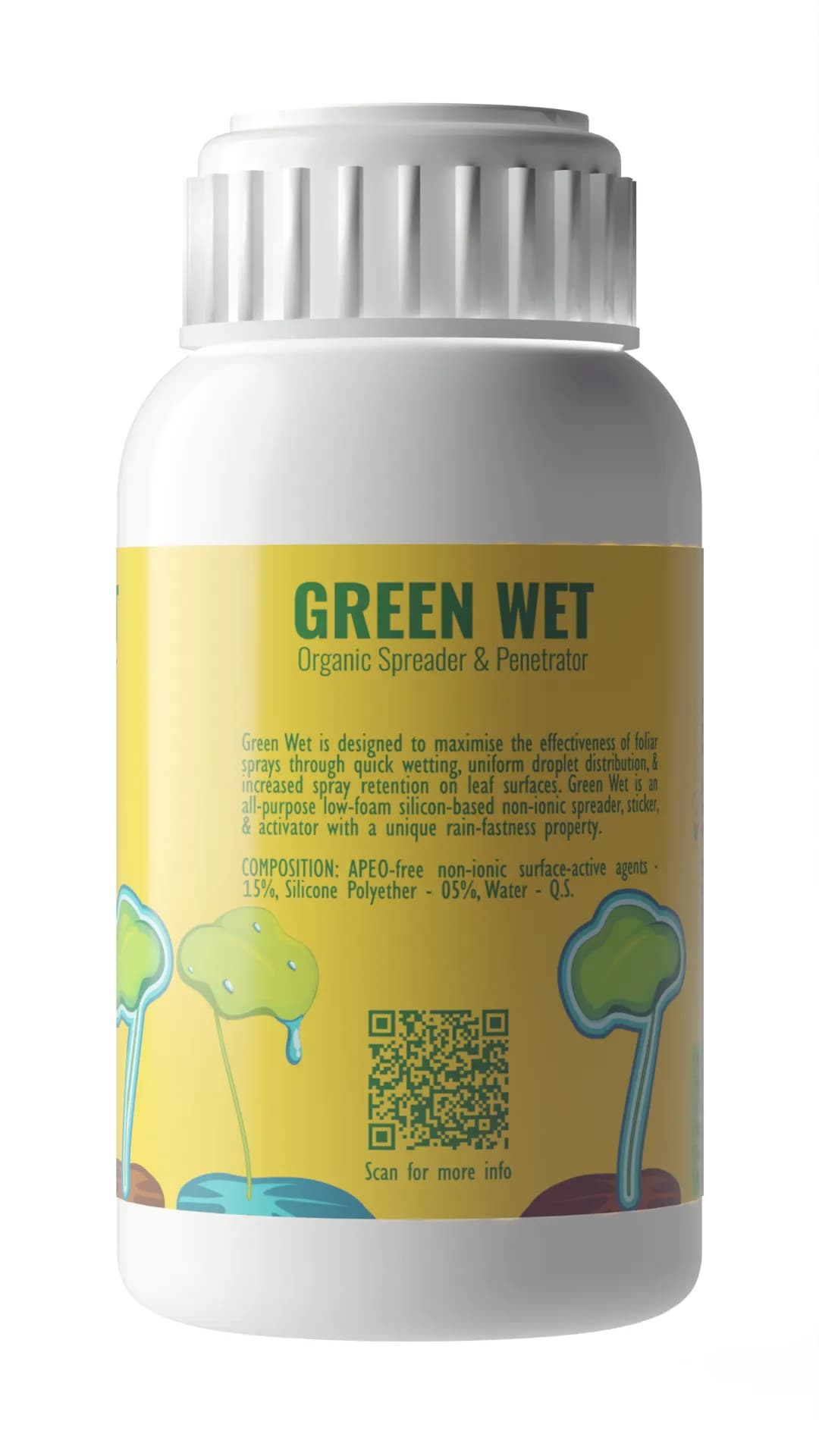 Biowall GREEN WET Spreader, Silicon Surfactant, Non-Ionic, Reliable Activator For All Crops - Image 5