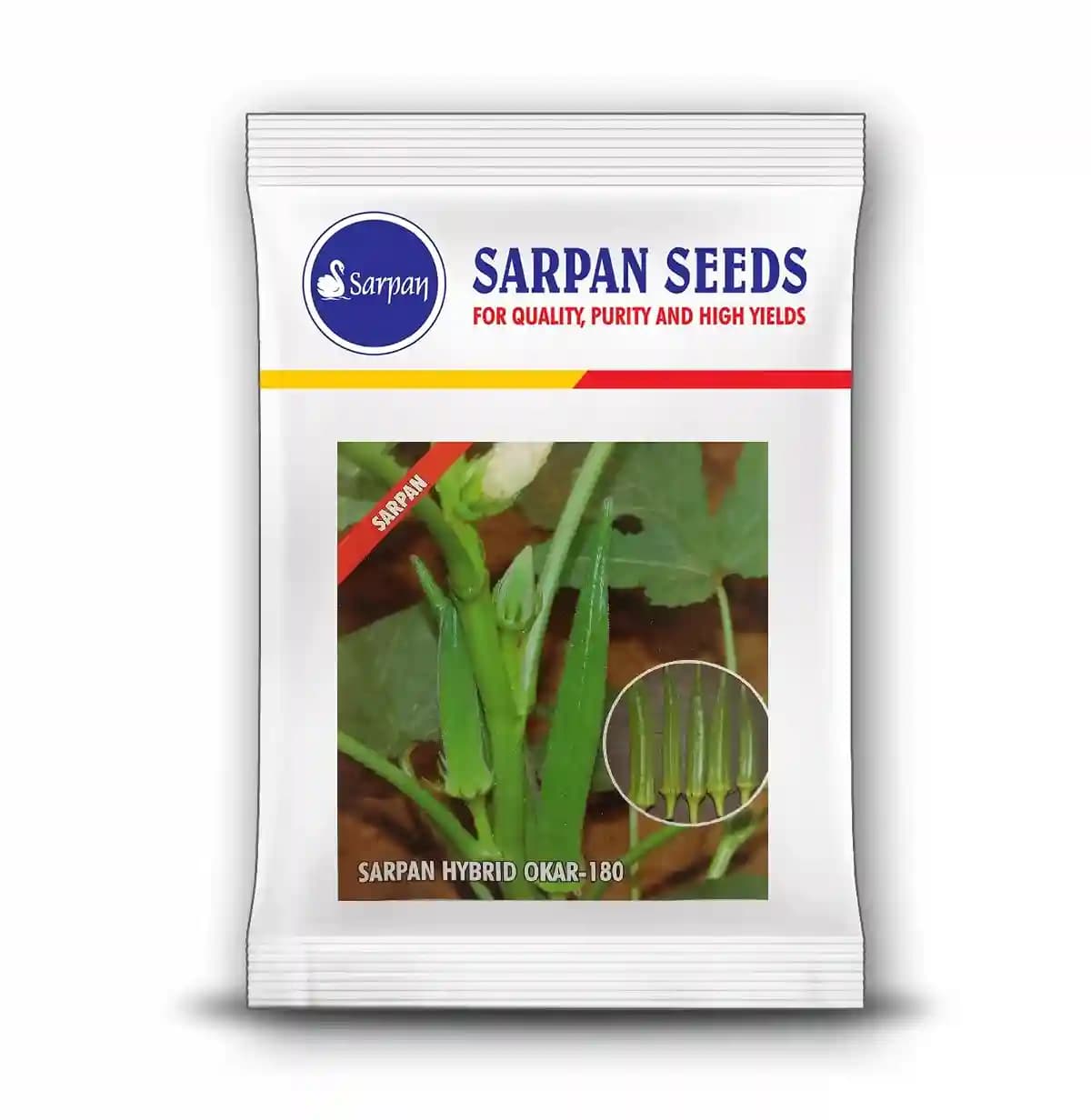 Sarpan F1 Hybrid Okra 180, Bhindi Seeds, Suitable For Kharif, Rabi And Early Summer - Image 2