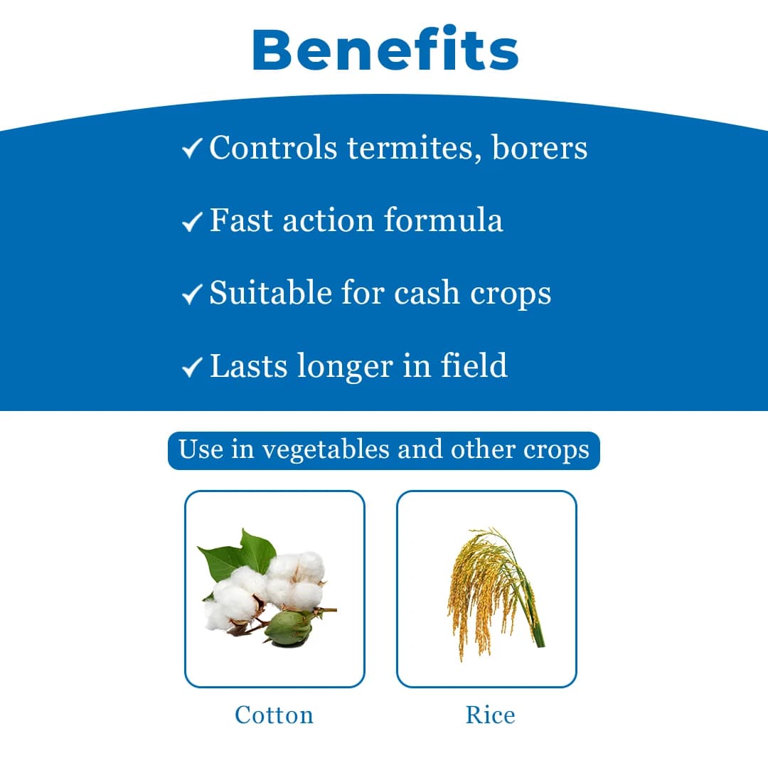 BAMBOO Bifenthrin 10% E.C , Broad Spectrum Insecticide Of Pyrethriod Ester Group, Control Different Types of Larva, White Fly, Mites, Jassids - Image 4