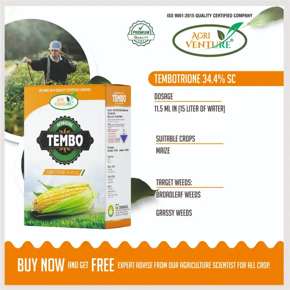 Agriventure TEMBO Tembotrione 34.4% SC Herbicide, Effective Weed Control In Maize - Image 4