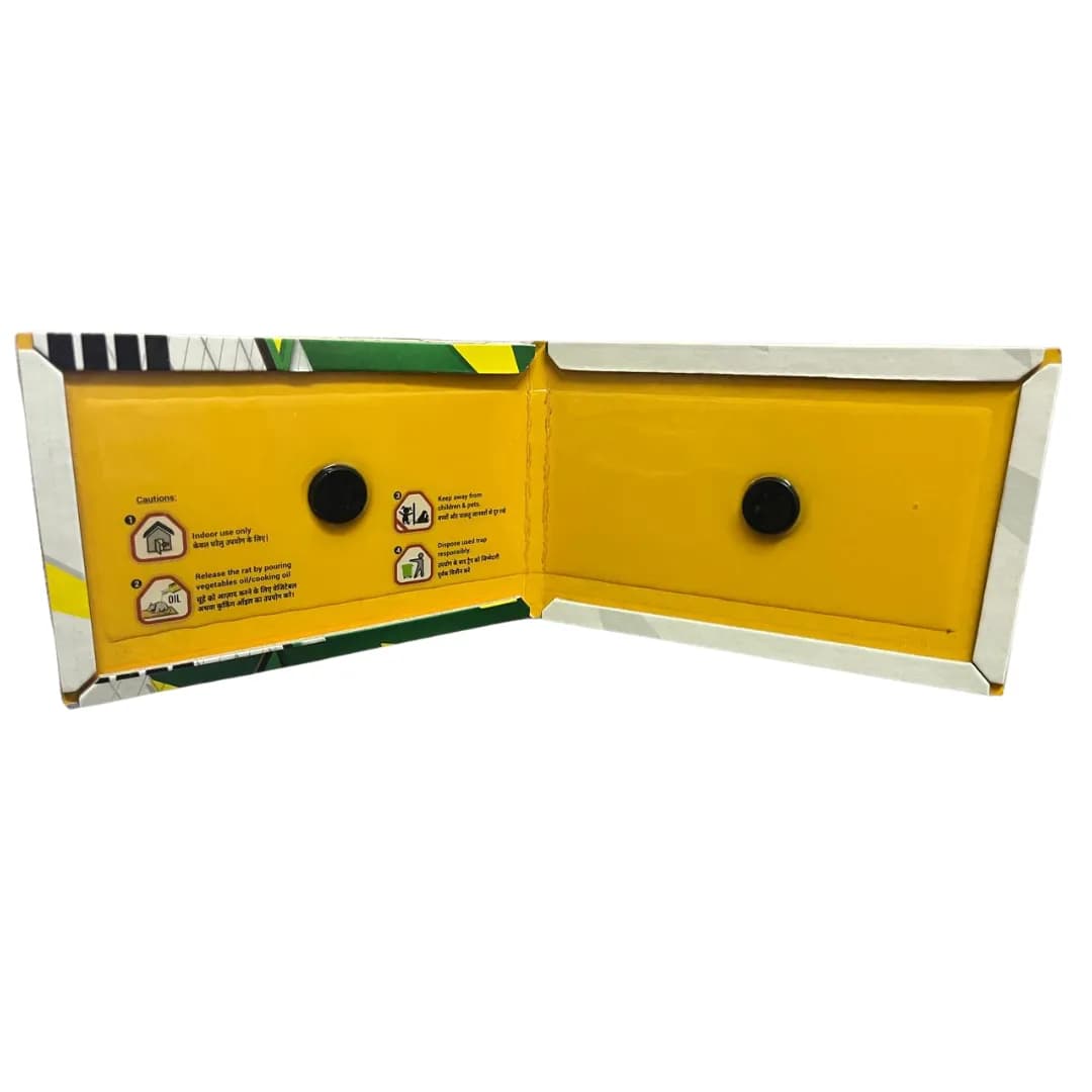 Pestezy Mouse Glue Trap With Peanut Butter Flavour, Can Be Used In Houses, Kitchens, Warehouses, Offices, Godowns, etc - Image 2