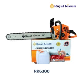 Royal Kissan RK6300 Ultra Premium 18 Inch Chain Saw, RK-CSP-UP63-18, 63CC 2-Stroke Petrol Engine for Woodcutting, Farm, Garden & Ranch Use 6
