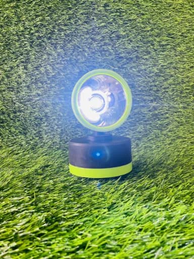Rotating DC Light Crop Protection From Wild Animals 50watt 8hrs Backup 4500mAh Battery, Provides Enhanced Protection For Agriculture Fields - Image 2