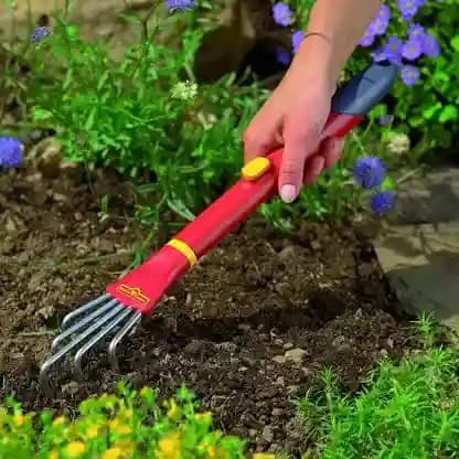 Wolf Garten Small Crumbler with Handle (LFM ZM30) Garden Tool, Soil Rake, Panja Cultivator - Image 3