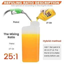 Neptune NC-62 Heavy-Duty Mini Tiller, 62CC 3HP Petrol Engine, High Carbon Blades, 16 Width, 4 Depth, Perfect for Agriculture, Farm & Garden Work 9